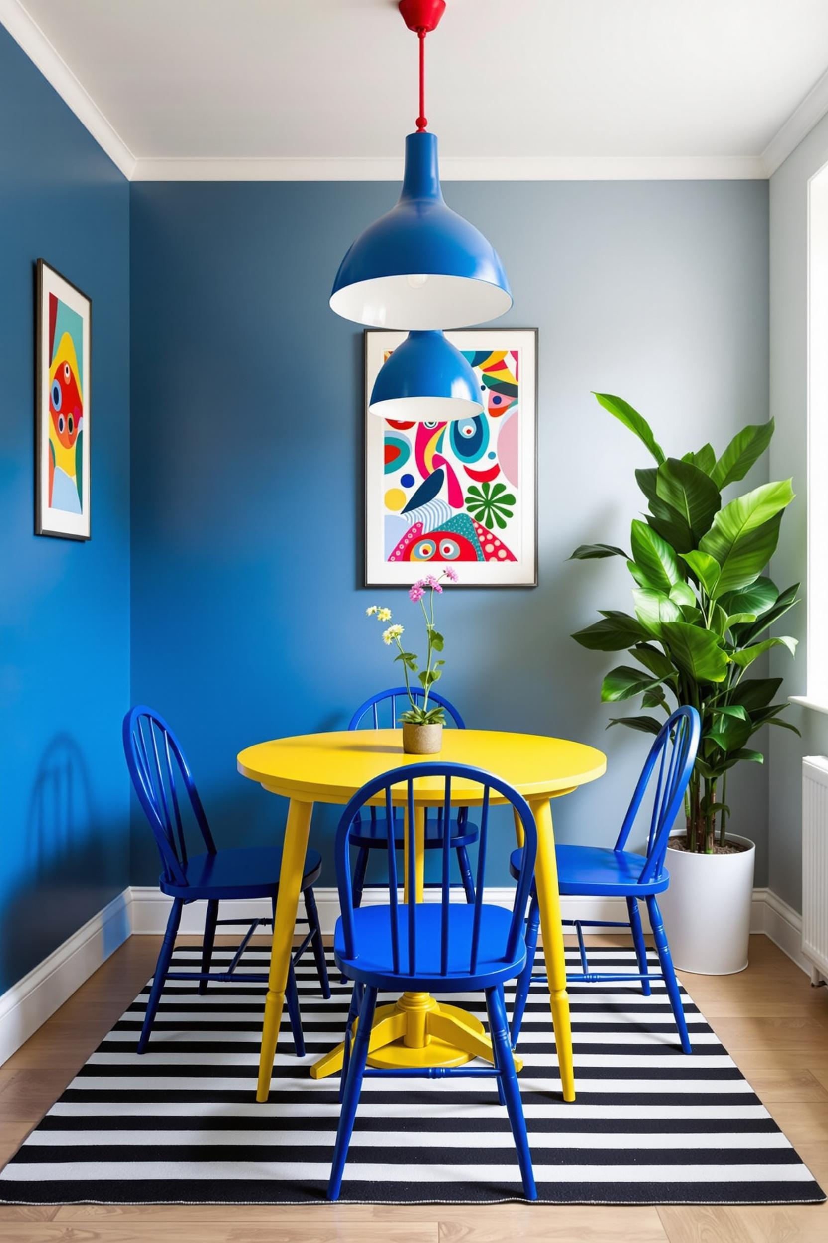 Color block furniture small apartment 2