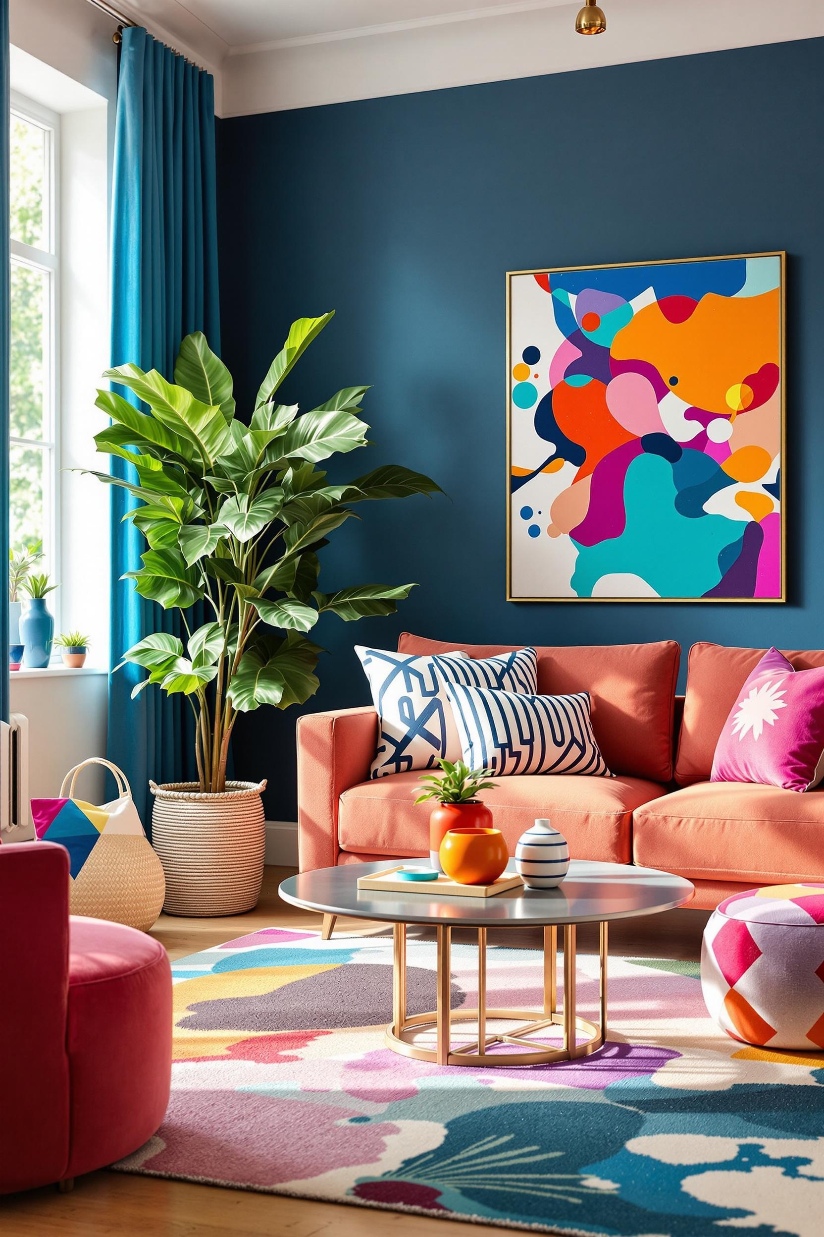 Geometric Color Block Design