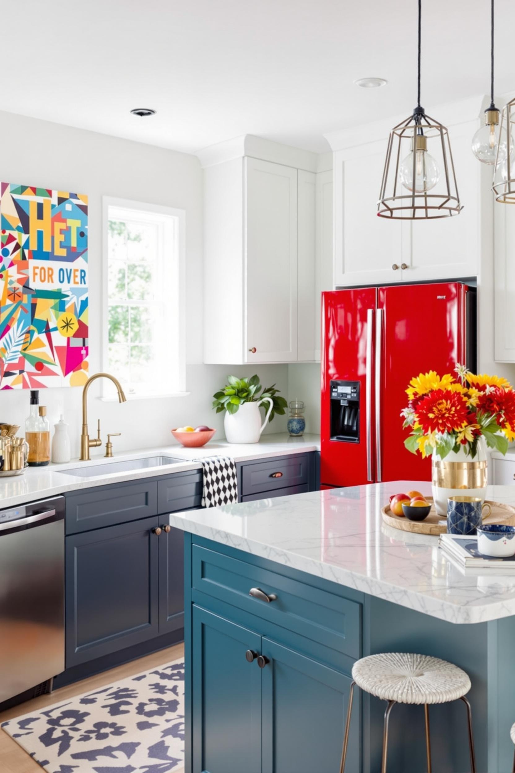 Color Blocking Wall Design