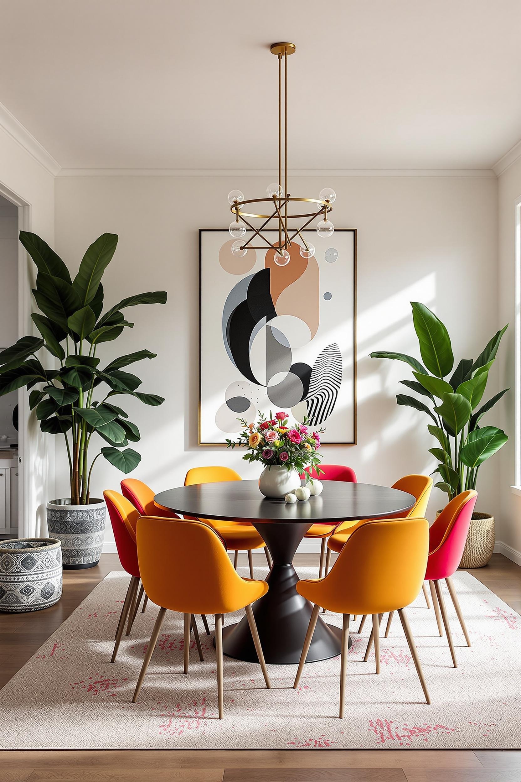 Color blocking to make room look bigger
