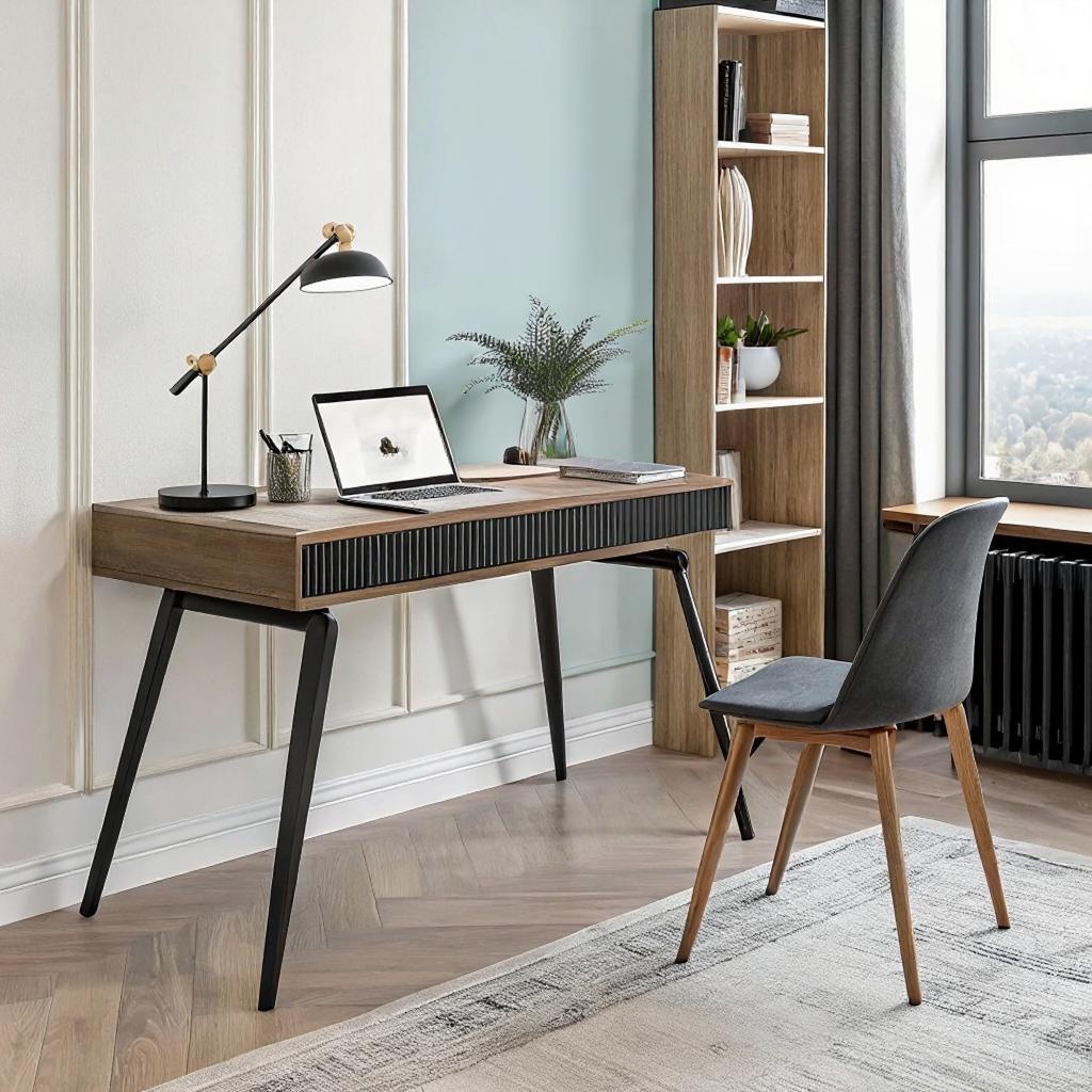 Mid Century Walnut Office Desk