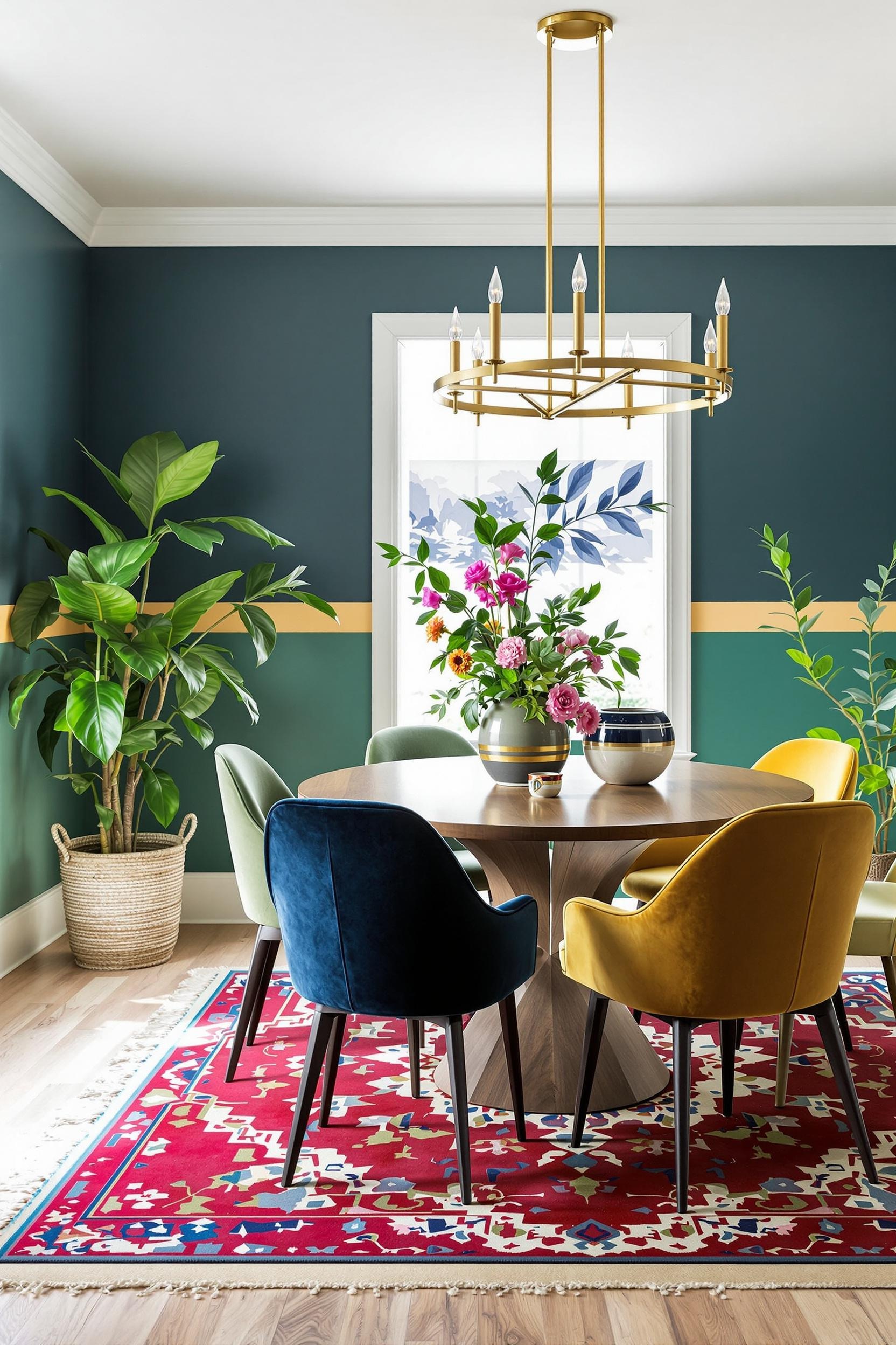 Color Blocked Minimalist Design