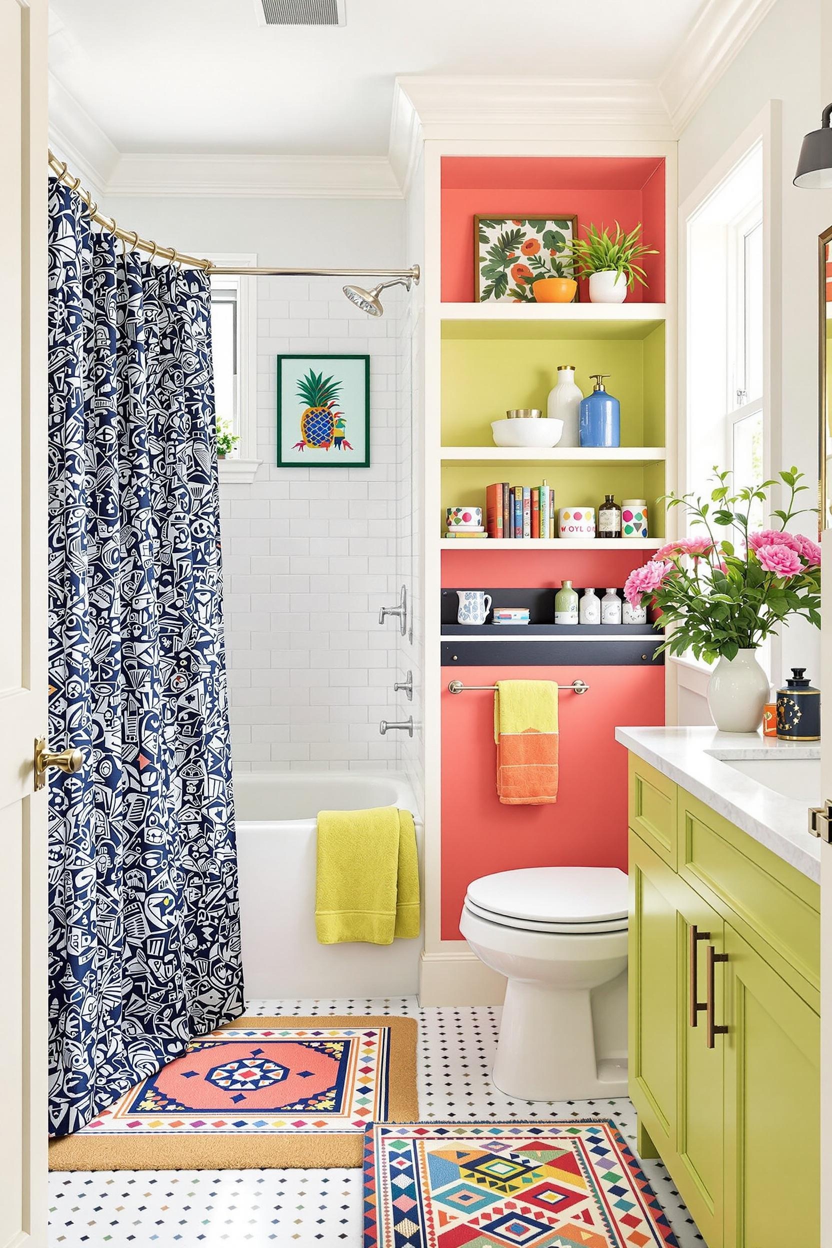Color Block Interior Decor Furtinure House Design House Decor