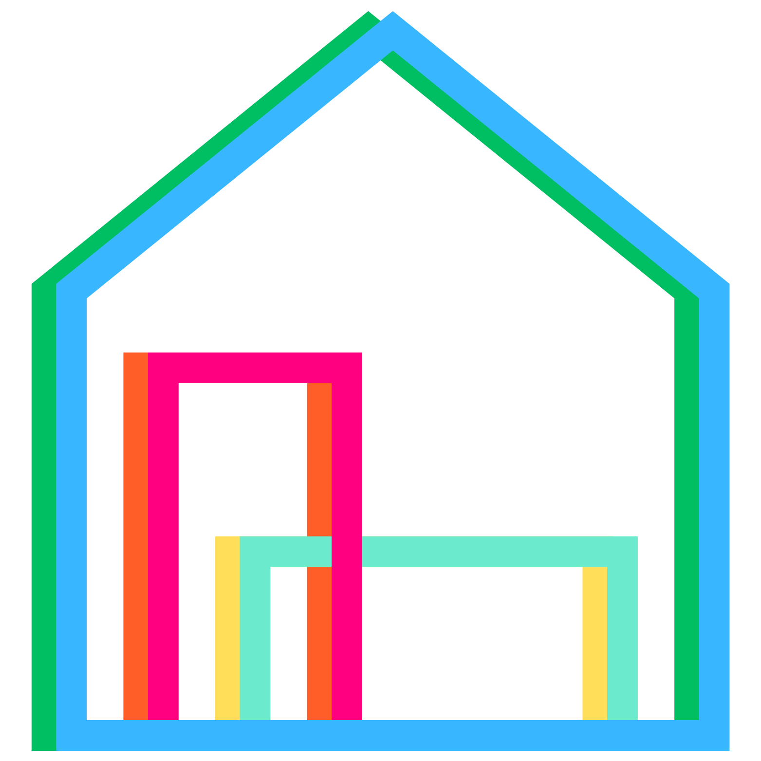 Color Block Home Design
