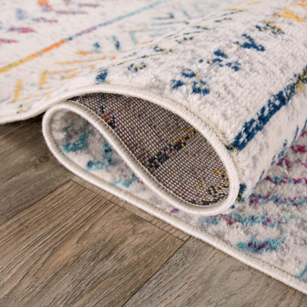 Rugshop Geometric Boho Perfect for high Traffic Areas of Your Living Room,Bedroom,Home Office,Kitchen Area Rug 7'10" x 10' Multi