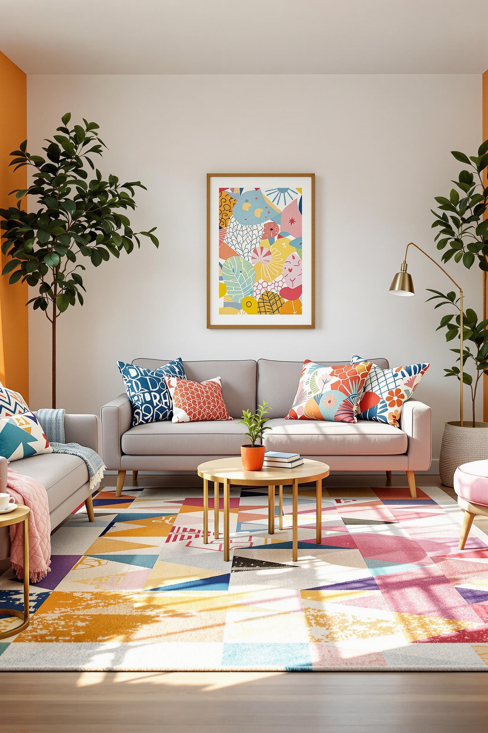 Color Block Interior Decor Furtinure House Design House Decor