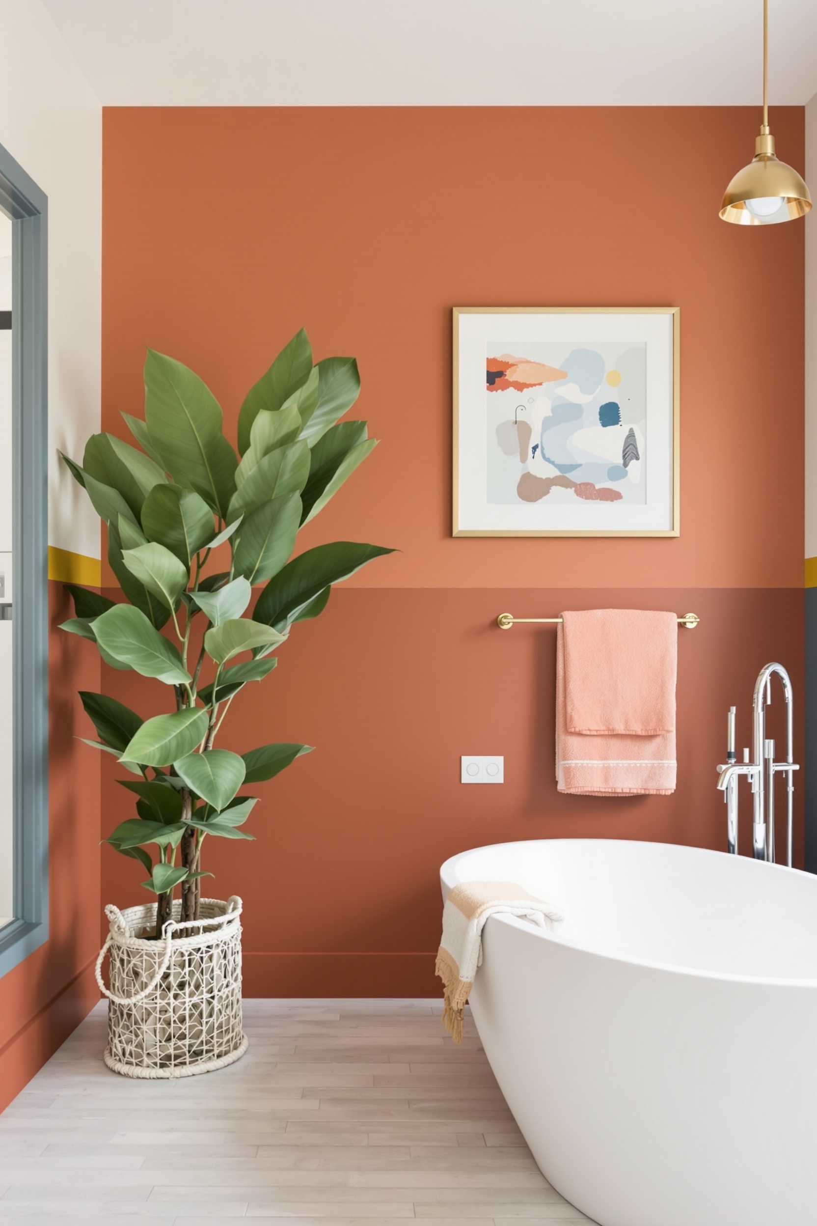 Color Block Interior Decor Furtinure House Design House Decor
