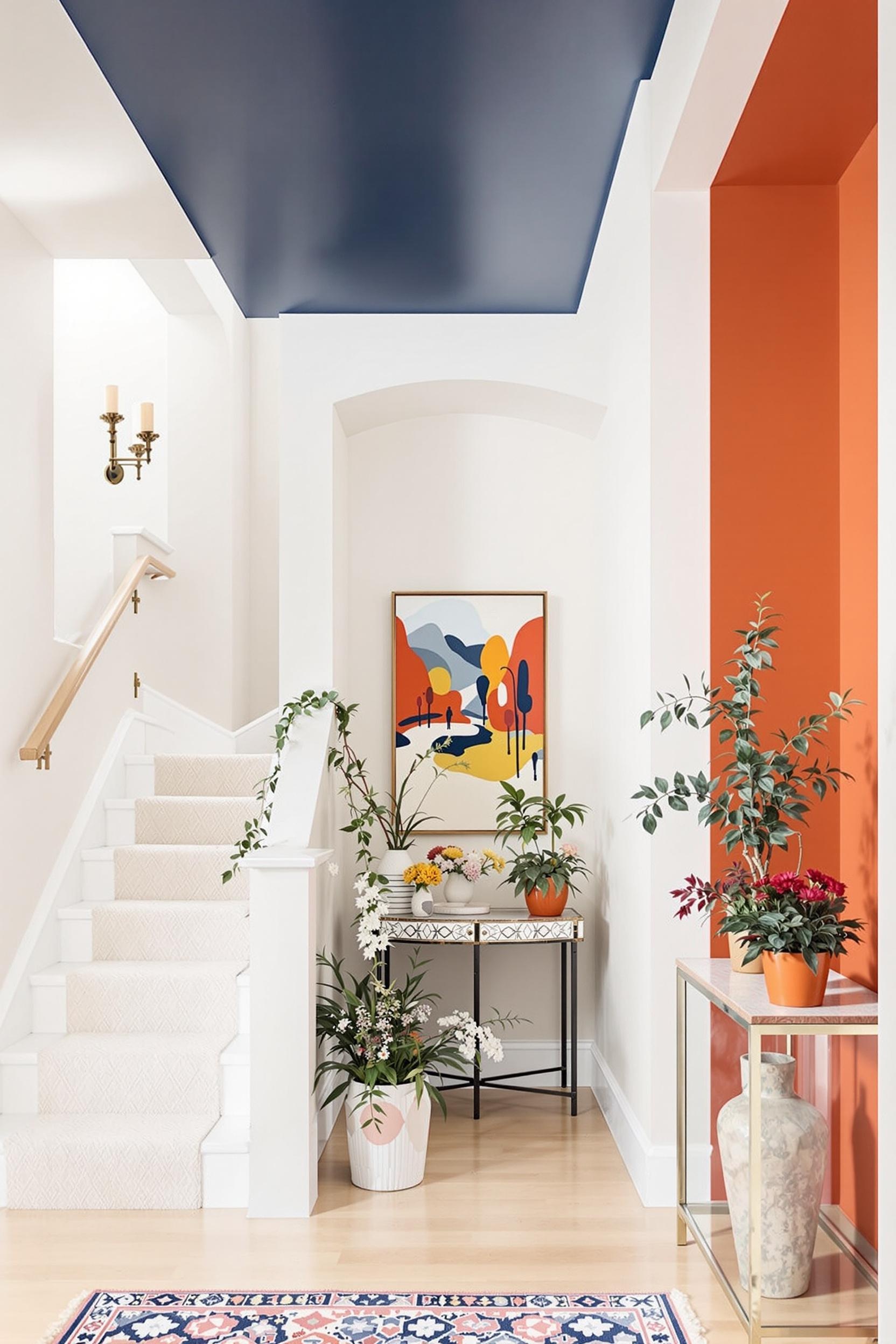Color Block Interior Decor Furtinure House Design House Decor