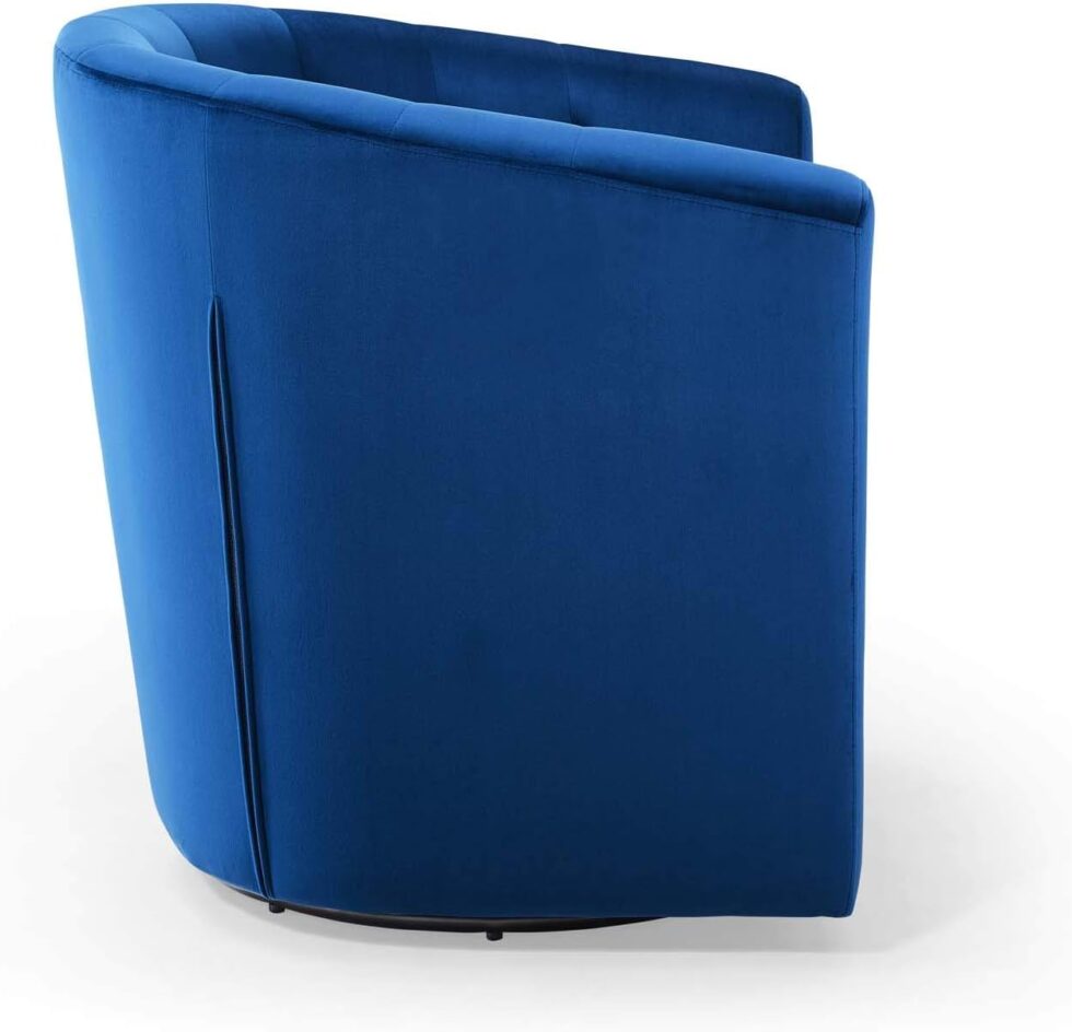 Modway EEI-4138-NAV Prospect Tufted Performance Velvet Swivel Armchair, Navy